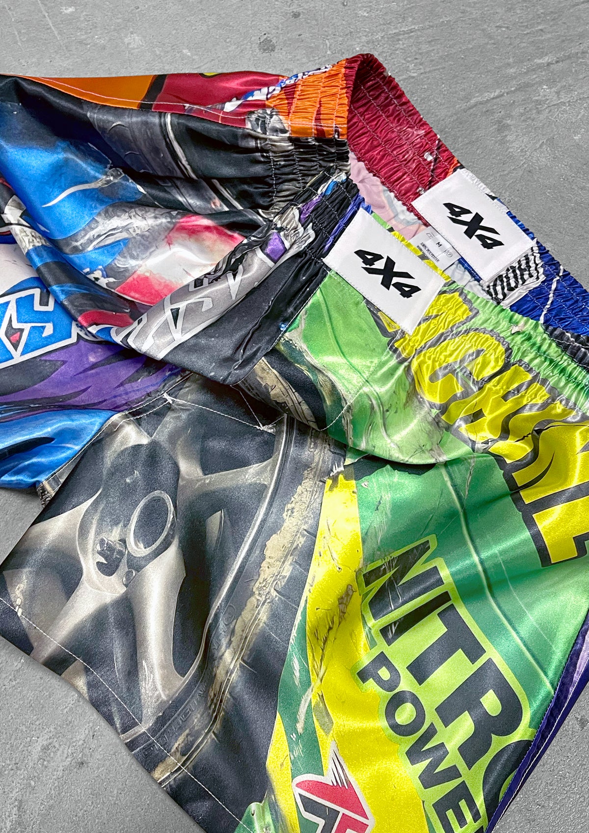 SATIN BOXER SHORTS - DRIFT