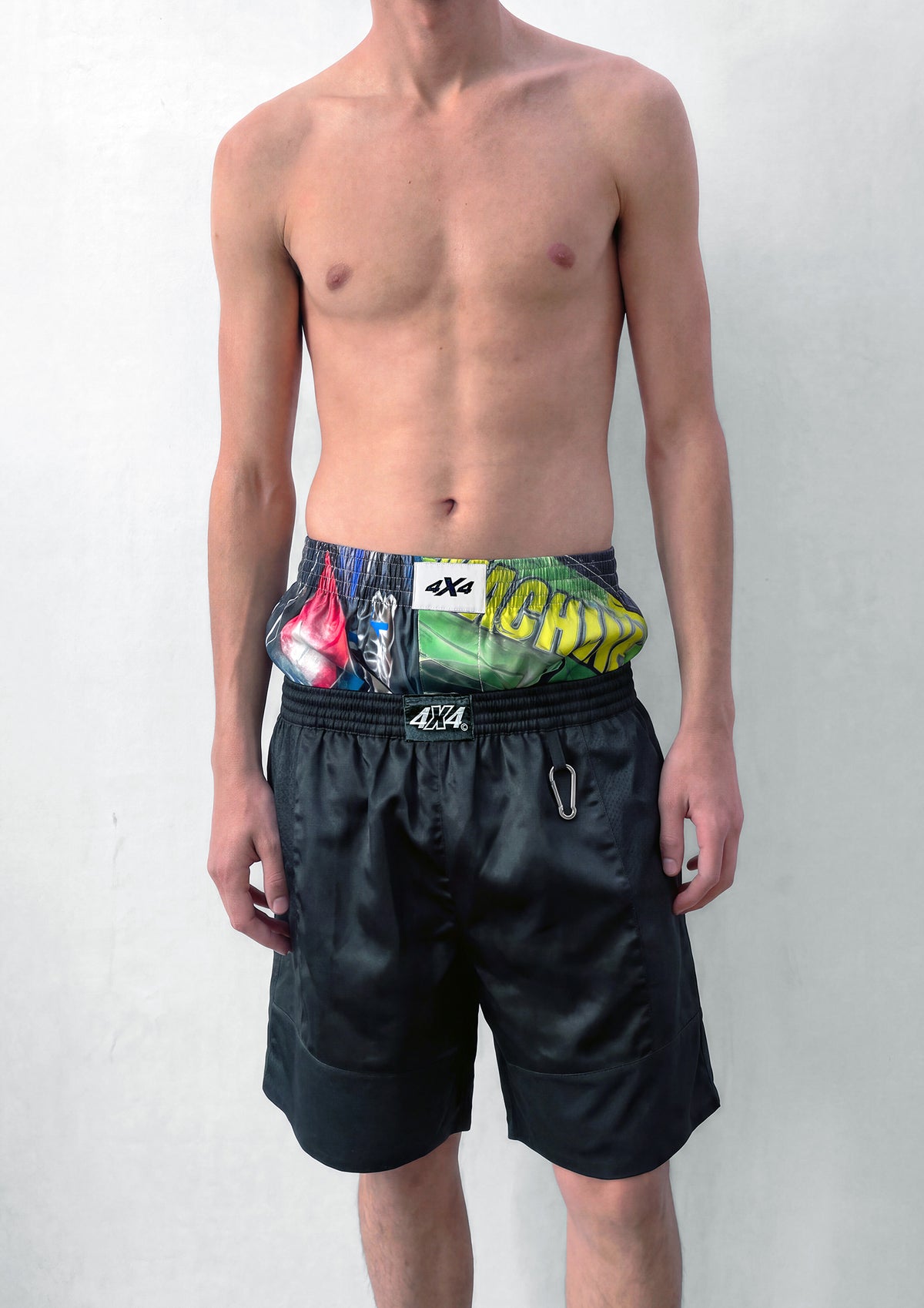 SATIN BOXER SHORTS - DRIFT