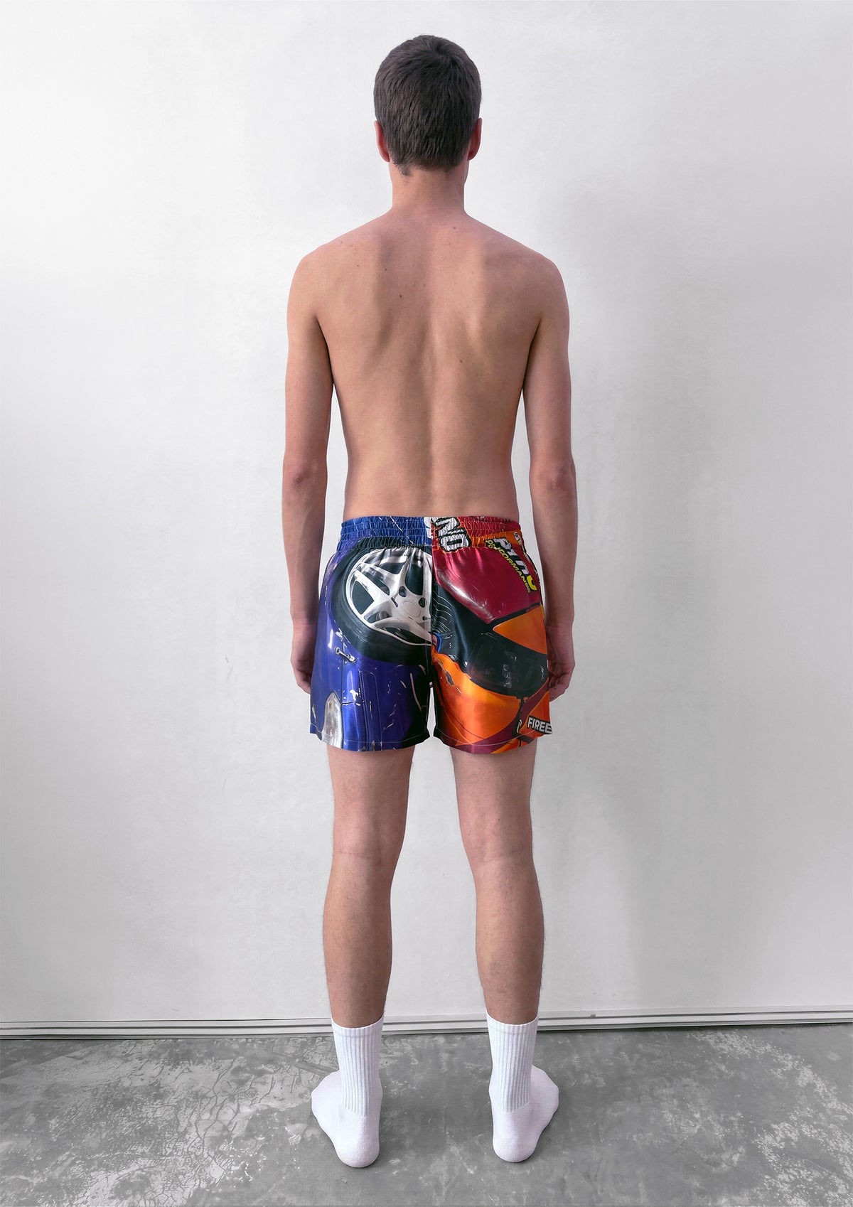 SATIN BOXER SHORTS - DRIFT