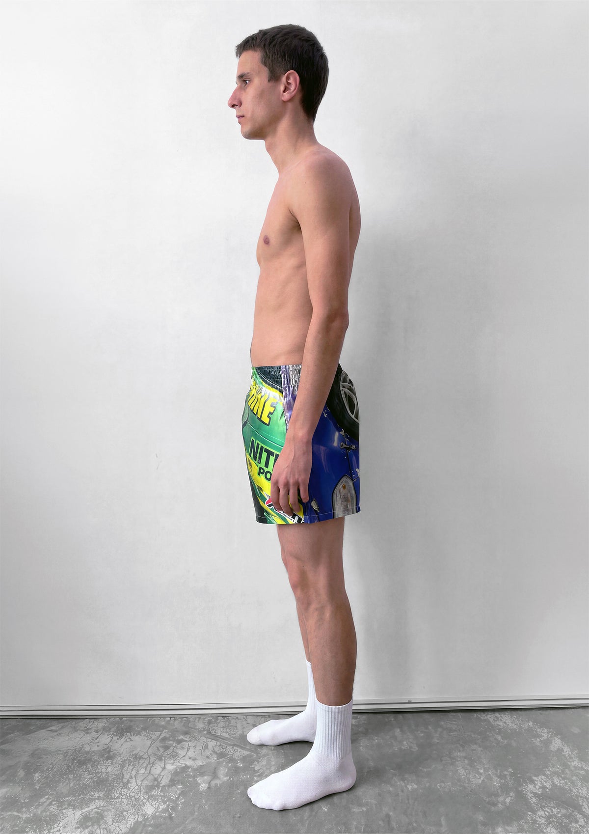 SATIN BOXER SHORTS - DRIFT