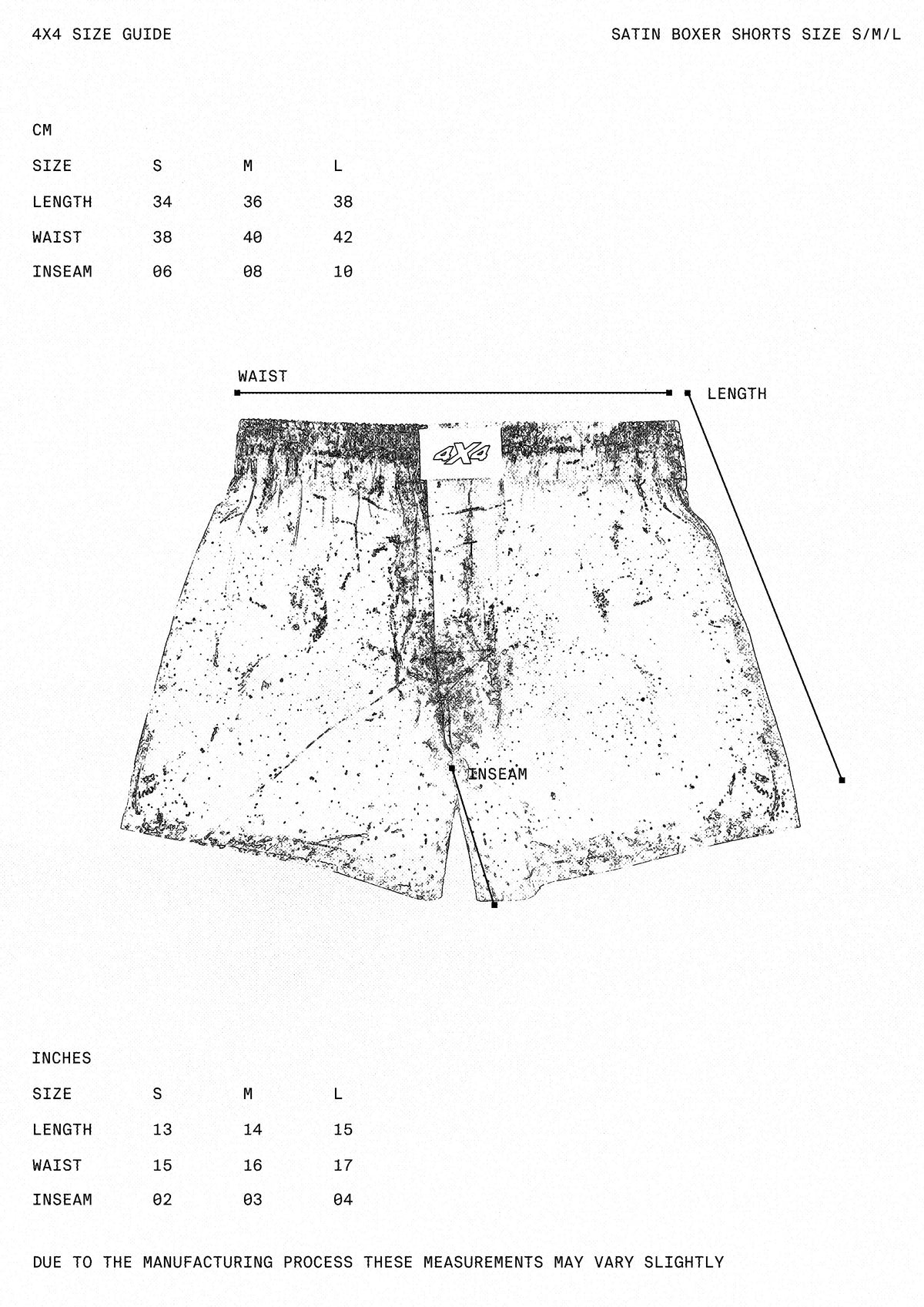 SATIN BOXER SHORTS - RUST