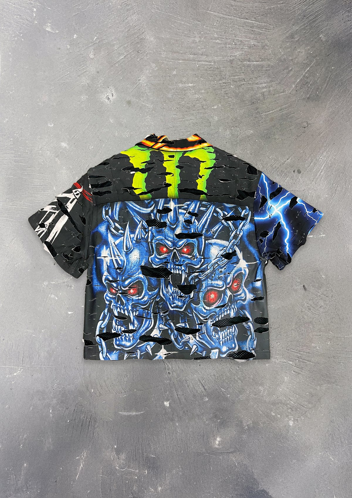 SHREDDED SHIRT - BLACK